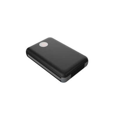 小型10000mAh 22.3mm作り付けケーブル力銀行