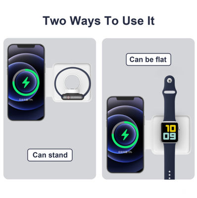 iPhone 12のための1匹の無線Magsafeのデュオの充電器に付き15W 2匹