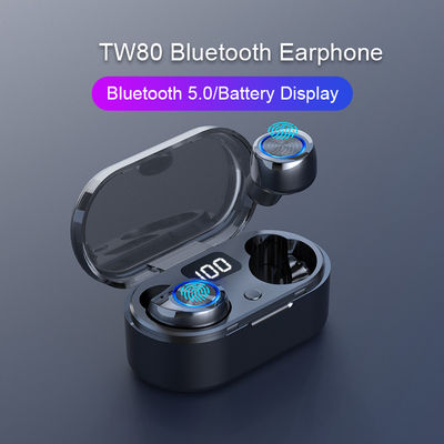 TW80無線Bluetooth MICとの5.0 TWS小型ハイファイEarbuds