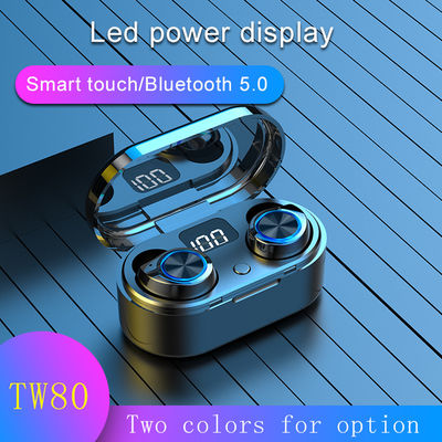 Micが付いているタッチ・コントロールTW80小型無線Bluetoothのイヤホーン