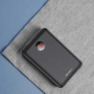 10000mAh 8 Pin LCD表示が付いているマイクロUSB作り付けケーブル力銀行