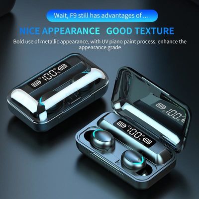 RoHs Tws Bluetooth 5.0 Earbud STouch 9DのステレオF9本当の無線ヘッドホーン5.0