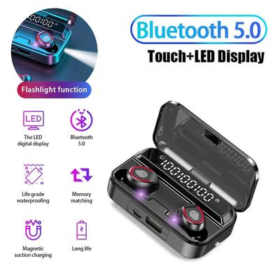 抜け目がないライトとのステレオの賭博V5.1の無線電信コードレスBluetooth Earbuds