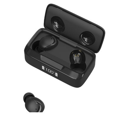 小型本当の無線電信のステレオのEarbuds HDのステレオのヘッドホーンのLED表示