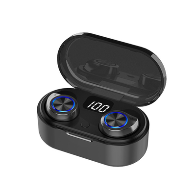 OEMは無線BT 5.0のヘッドホーンを無線ヘッドホーンのイヤホーンTW80 LED表示TW80イヤホーンの名前を変更した